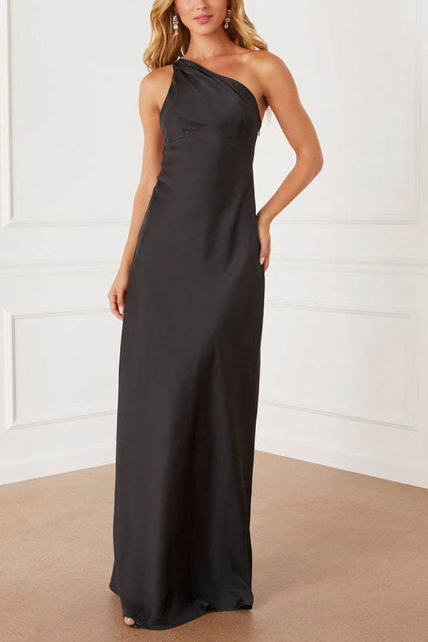 Genevieve® | Zaine One-Shoulder-Maxikleid