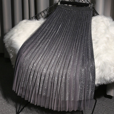 Emma – Plissierter Damenrock mit Farbverlauf