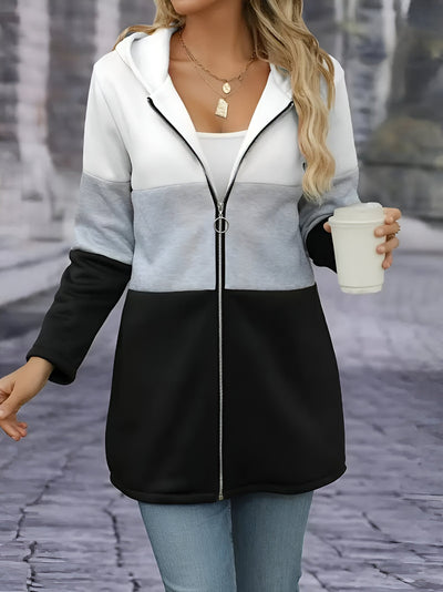 Franziska | Color Block Kapuzenjacke