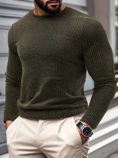 Kaufman – Lässiger Langarm Strick Pullover