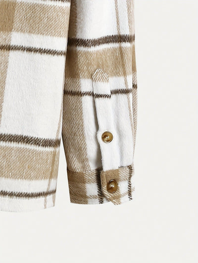 Robbie – Herrenmodehemd mit Stehkragen und dicker Verarbeitung