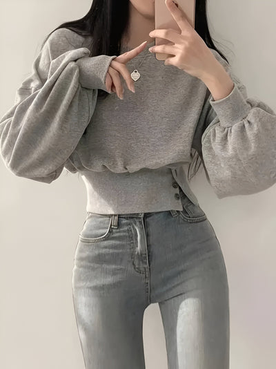 Klaudia | Langärmeliger Strickpullover