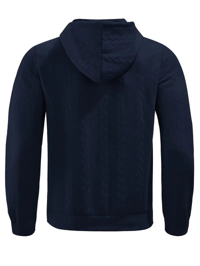 Philipp – Lässiger Kapuzenpullover Mit Reißverschluss Und Langen Ärmeln