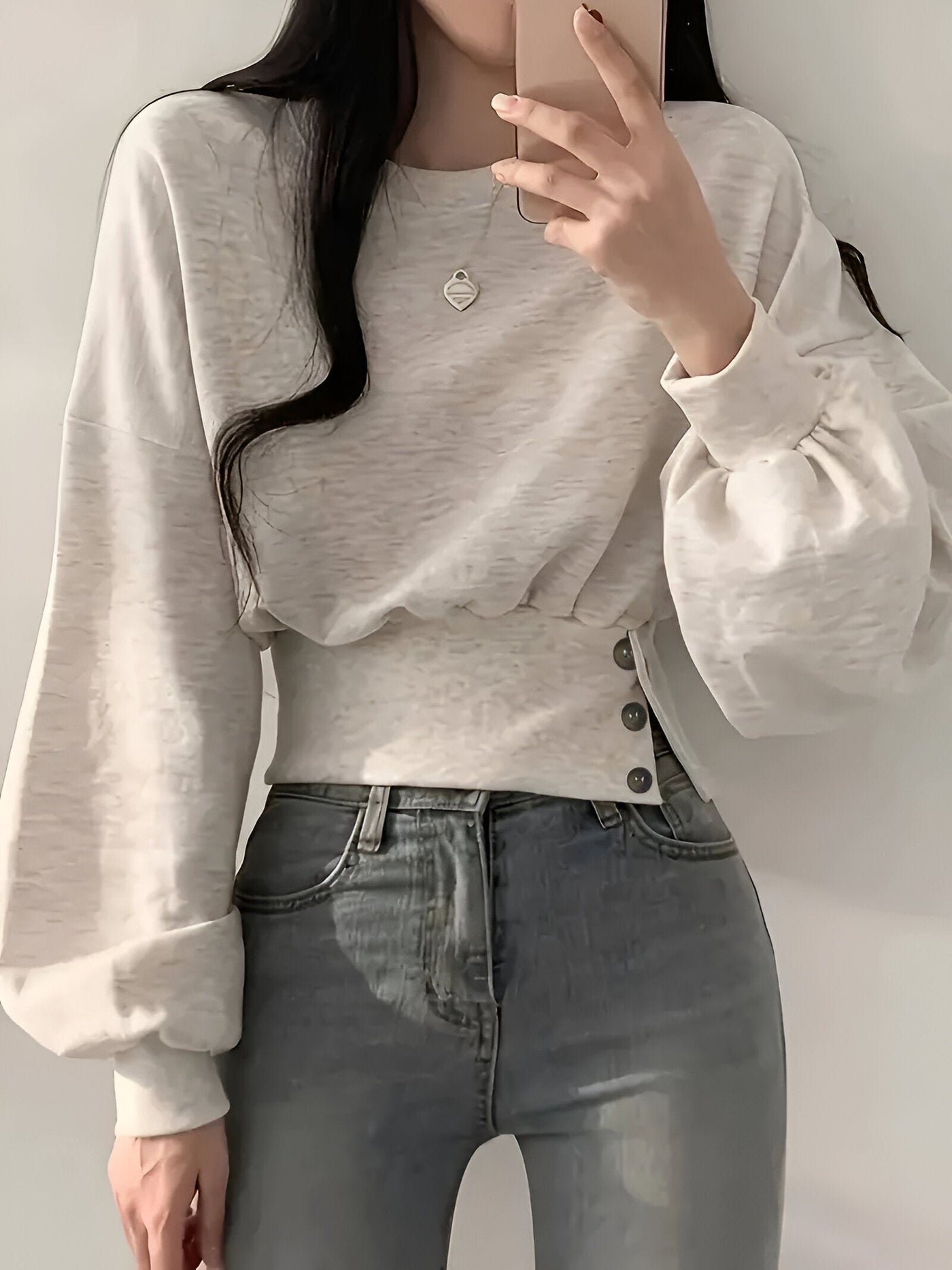 Klaudia | Langärmeliger Strickpullover
