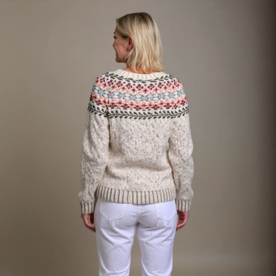 Claudiaa - Handge Fertigt Woll Pullover