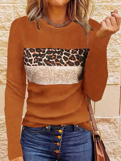 Emmi | Das Schicke Leopard-Print Langarmshirt