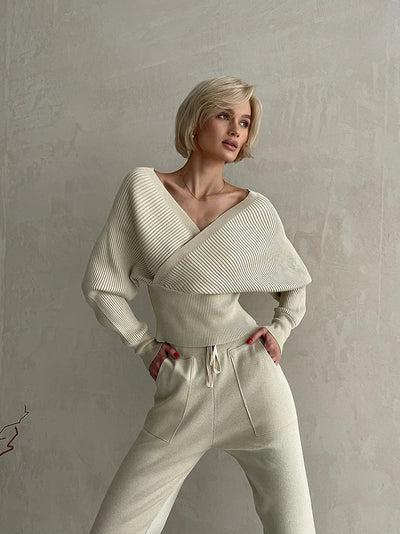 Zita | Bluse mit Off-Shoulder und Überjacke