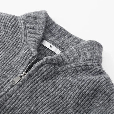 Eleganter Strick-Cardigan mit Reißverschluss für Damen