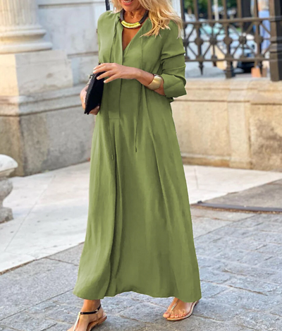 Elisa - elegantes schwarzes maxikleid