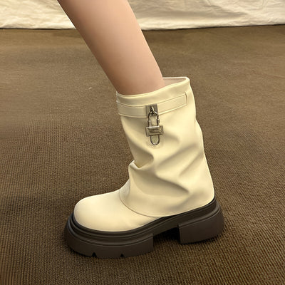 Gisela | Luxus High Heels Herbststiefel