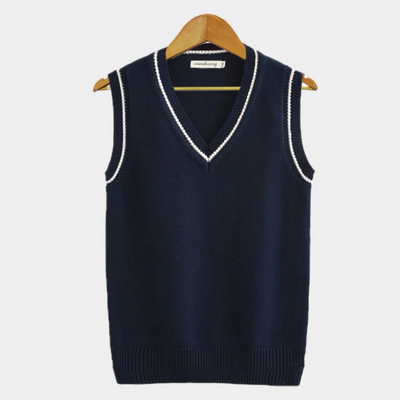 Herren elegante ärmellose Weste | Pullover