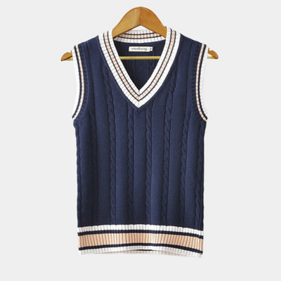 Herren elegante ärmellose Weste | Pullover