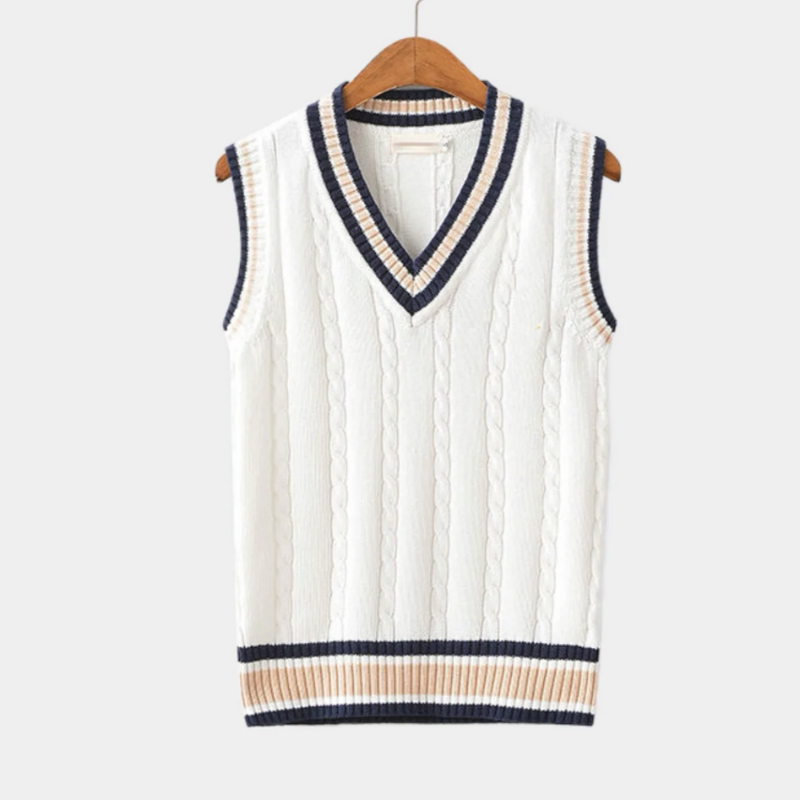 Herren elegante ärmellose Weste | Pullover