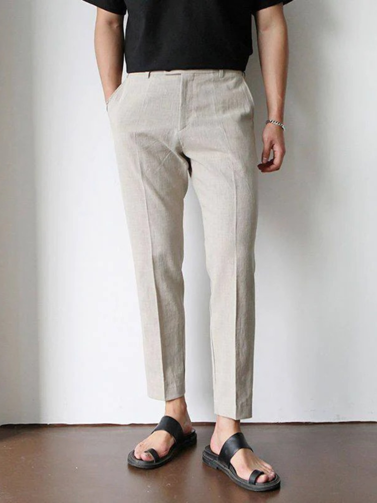 Herren elegante Sommerhosen | Leichte