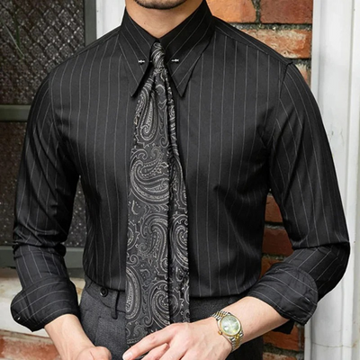 Herren elegantes Businesshemd | Weiß