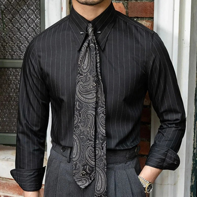 Herren elegantes Businesshemd | Weiß
