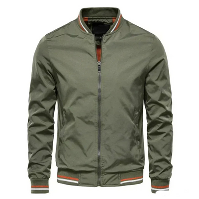 Herren klassische Sommer-Bomberjacke | Zipper
