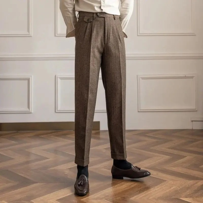 Herren moderne gerade Hose | Anzug