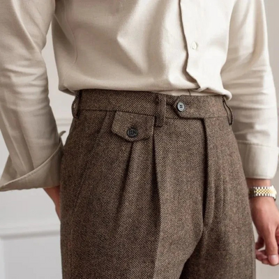 Herren moderne gerade Hose | Anzug