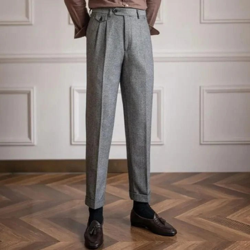 Herren moderne gerade Hose | Anzug