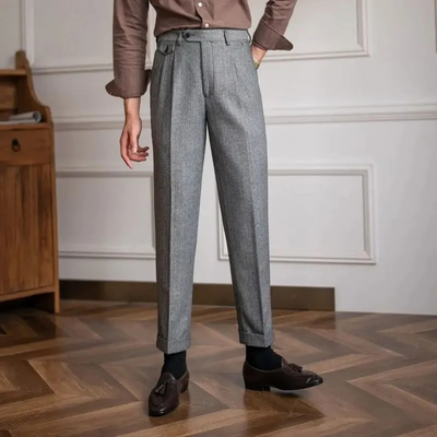 Herren moderne gerade Hose | Anzug