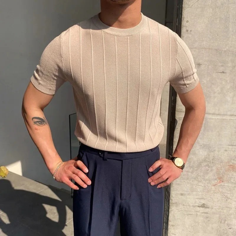 Herren stylisches Sommer-T-Shirt | Kurzarm