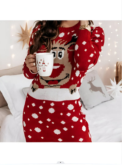 Bertha | Gemütliches & Schickes Strickkleid für die Feiertage