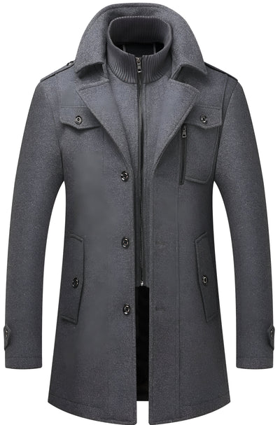 Gerhard | Zeitloser Winter-Wollmantel