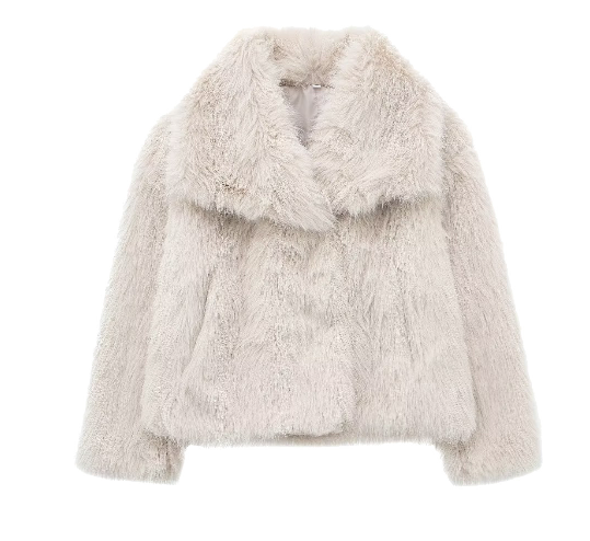 Kuschelige Pelzjacke für Frauen