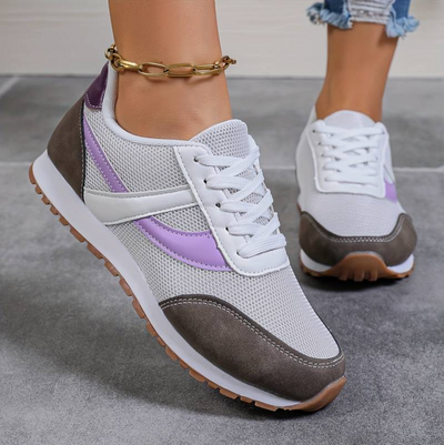 Damen Schnürschuhe mit Gummi-Sohle - Paolina