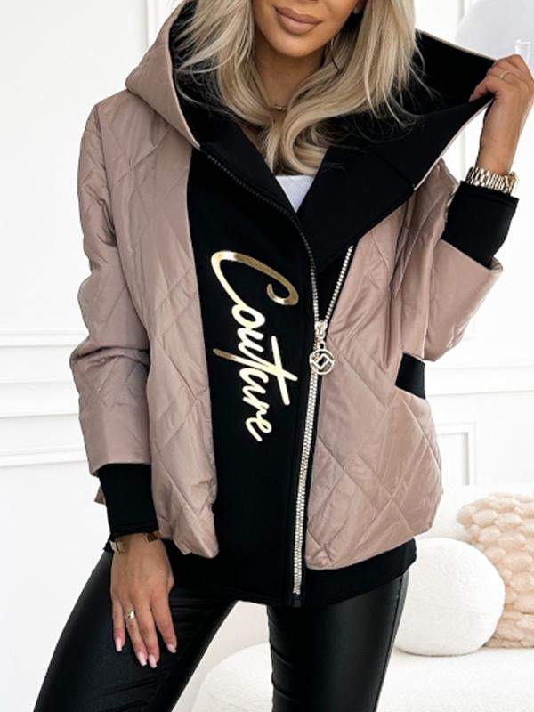 Damen Stilvolle Jacke Grau - Ella