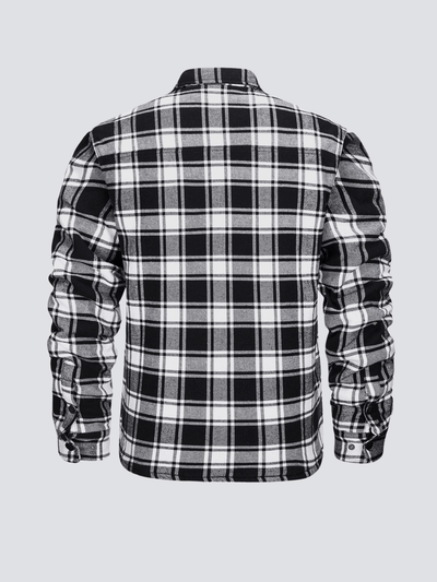 Kristian | Kariertes Motorrad-Langarmshirt