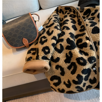 Christa | Gemütlicher & Schicker Leopardenmuster Mantel