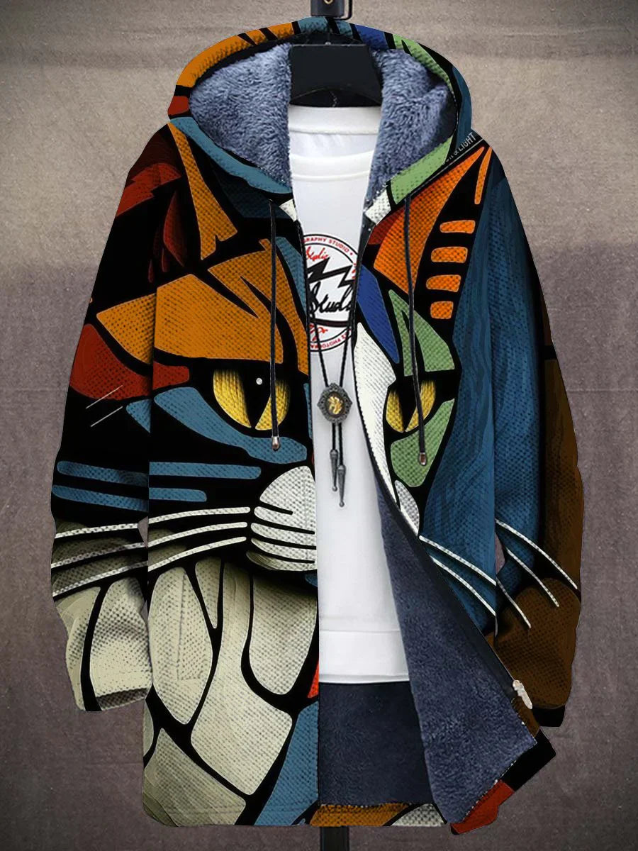 Damenjacke mit Kunstdruck