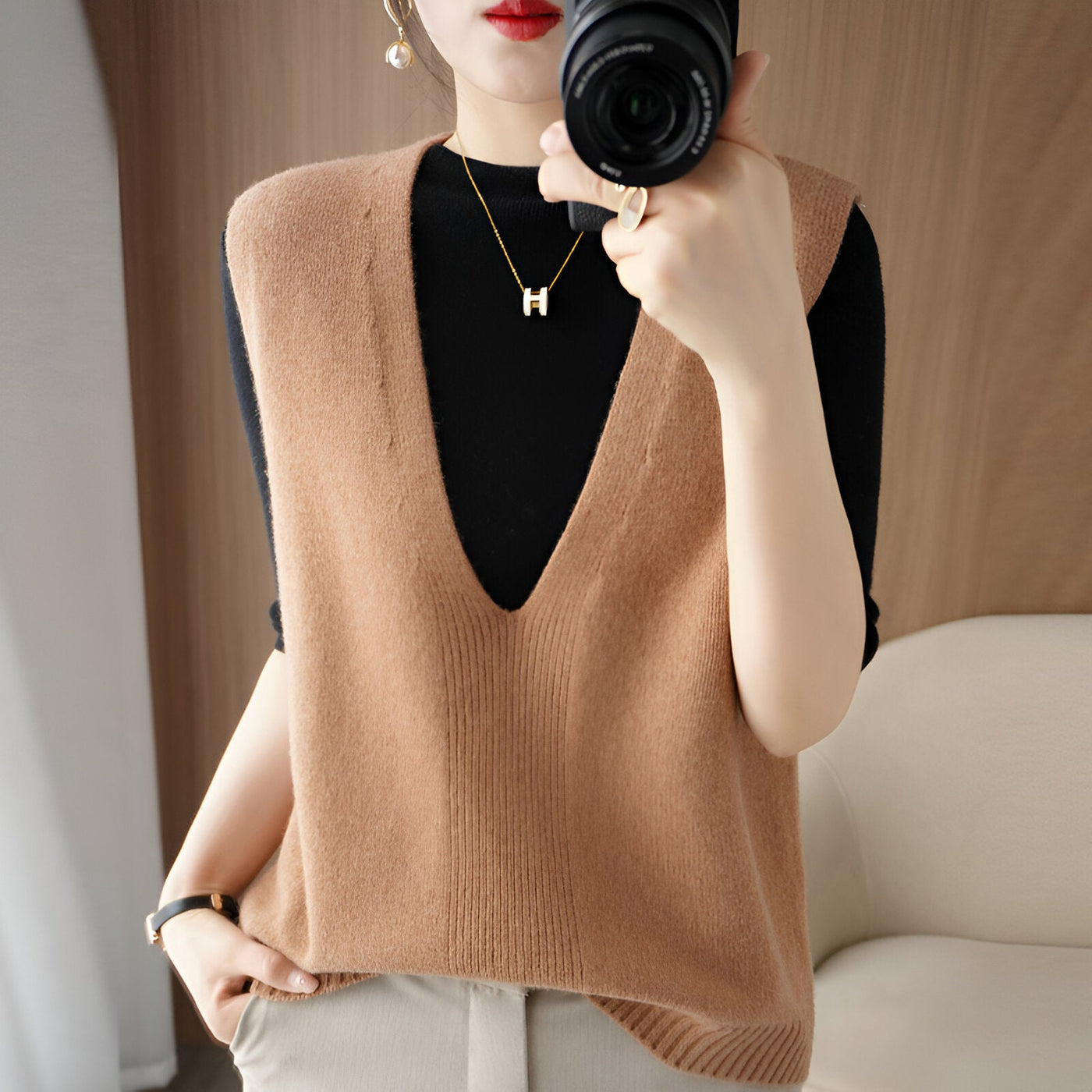 Carla | Bequemes und stilvolles Strick-Westen