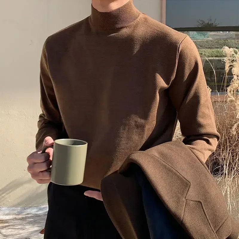 Herbst-Winter Rollkragenpullover für Herren