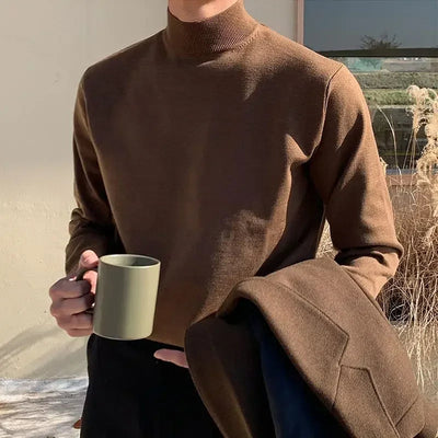 Herbst-Winter Rollkragenpullover für Herren