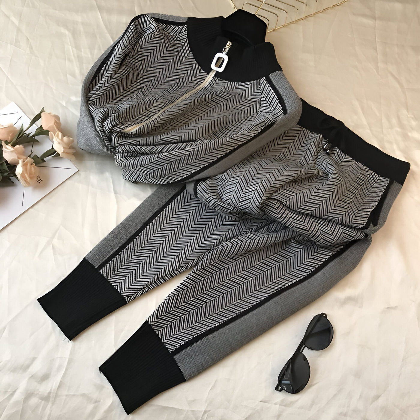 Alma | Gemütliches und stylisches 2-teiliges Trainingsanzug-Set