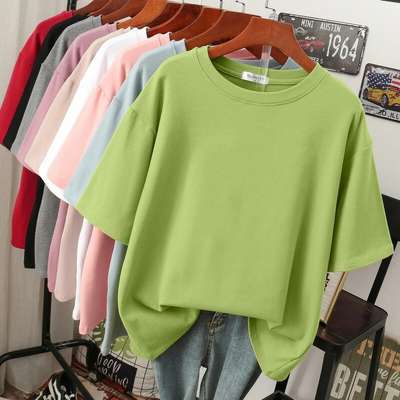 Lässiges Damen-T-Shirt in Übergröße | Kurzarm