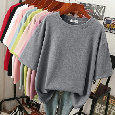 Lässiges Damen-T-Shirt in Übergröße | Kurzarm