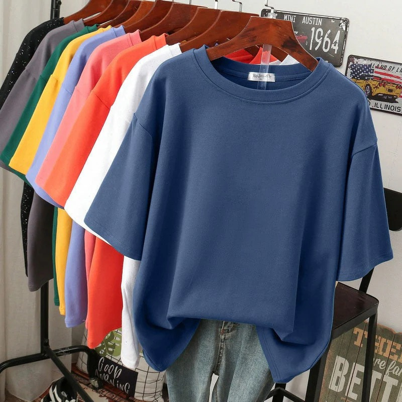 Lässiges Damen-T-Shirt in Übergröße | Kurzarm