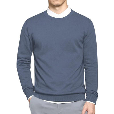 Klassischer Pullover mit Rundhalsausschnitt für Männer