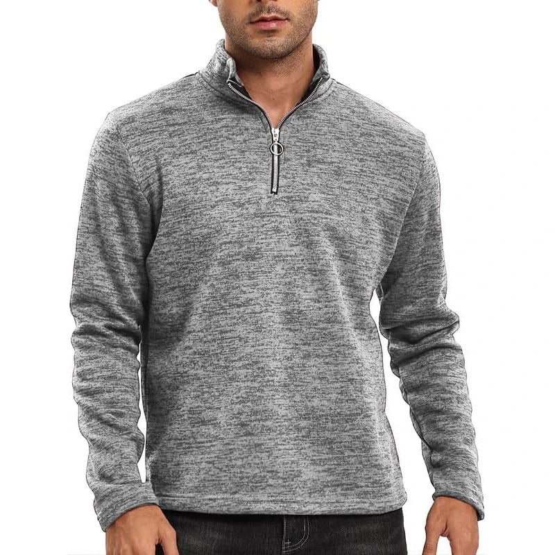 Pullover mit halbem Reißverschluss für Männer