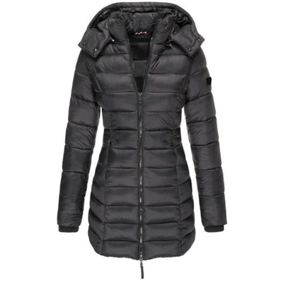 Elegante Steppjacke Schwarz – Lina