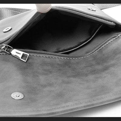 Rodney Klappe Leder-Umhängetasche für Damen – Zahlira