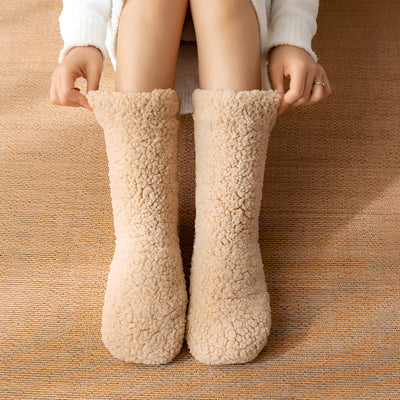 Caroline | Kuschelige Samt-Fleece-Socken für Damen