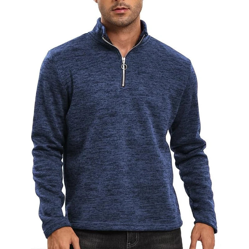 Pullover mit halbem Reißverschluss für Männer