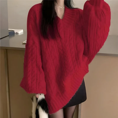 Constanze | Herbst Winter Frauen Pullover