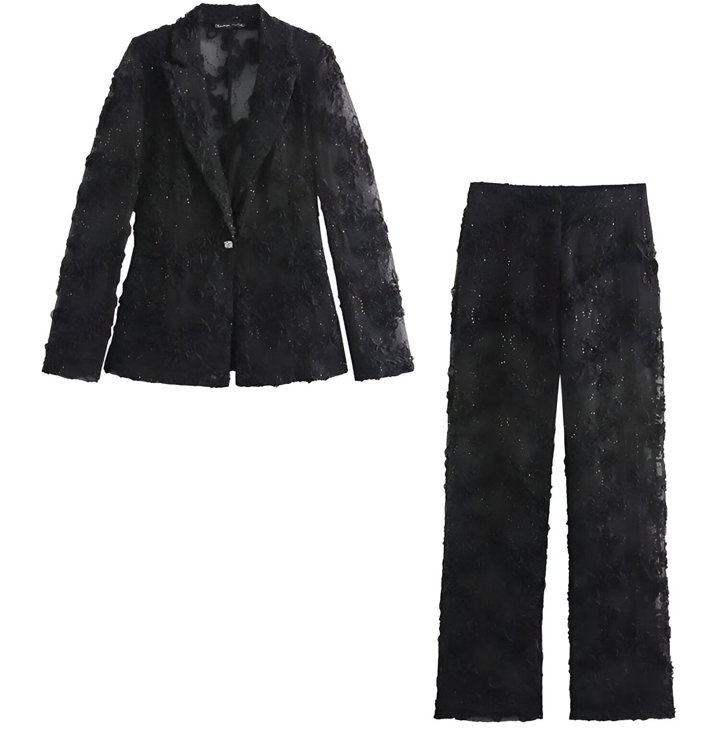 Flora | Elegantes 2-teiliges Set mit Pailletten für Damen