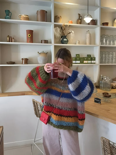 Zoey | Elegante Hollow-Out Strickpullover